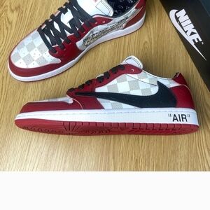 Nike Red and Black Men's Shoes